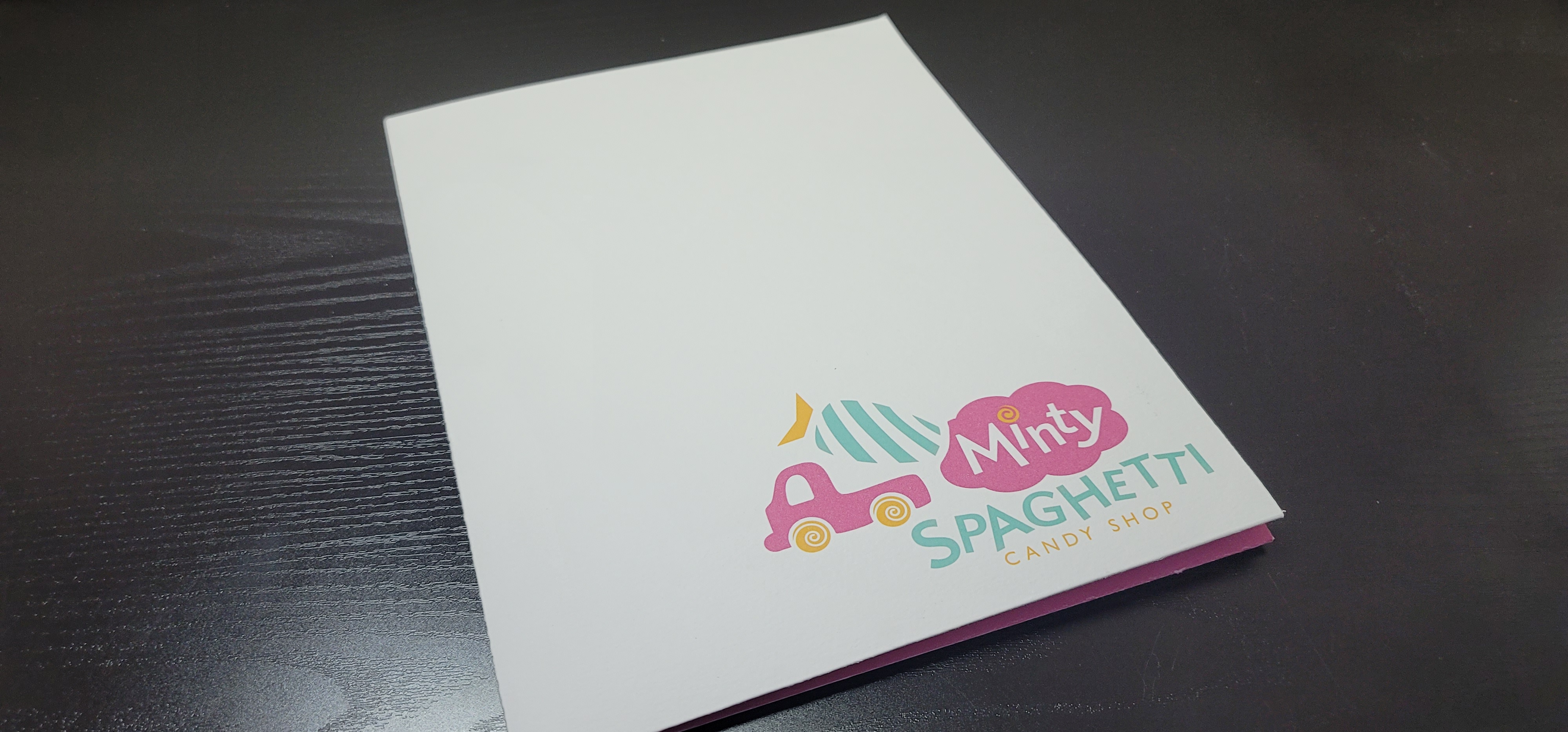 Folder for Minty Spaghetti Candy Shop